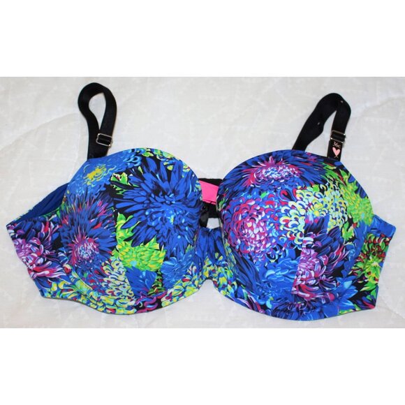 New w/Tags - 36C - Victoria’s Secret x Mary Katrantzou Underwire Demi Bra BLUE - Picture 8 of 8